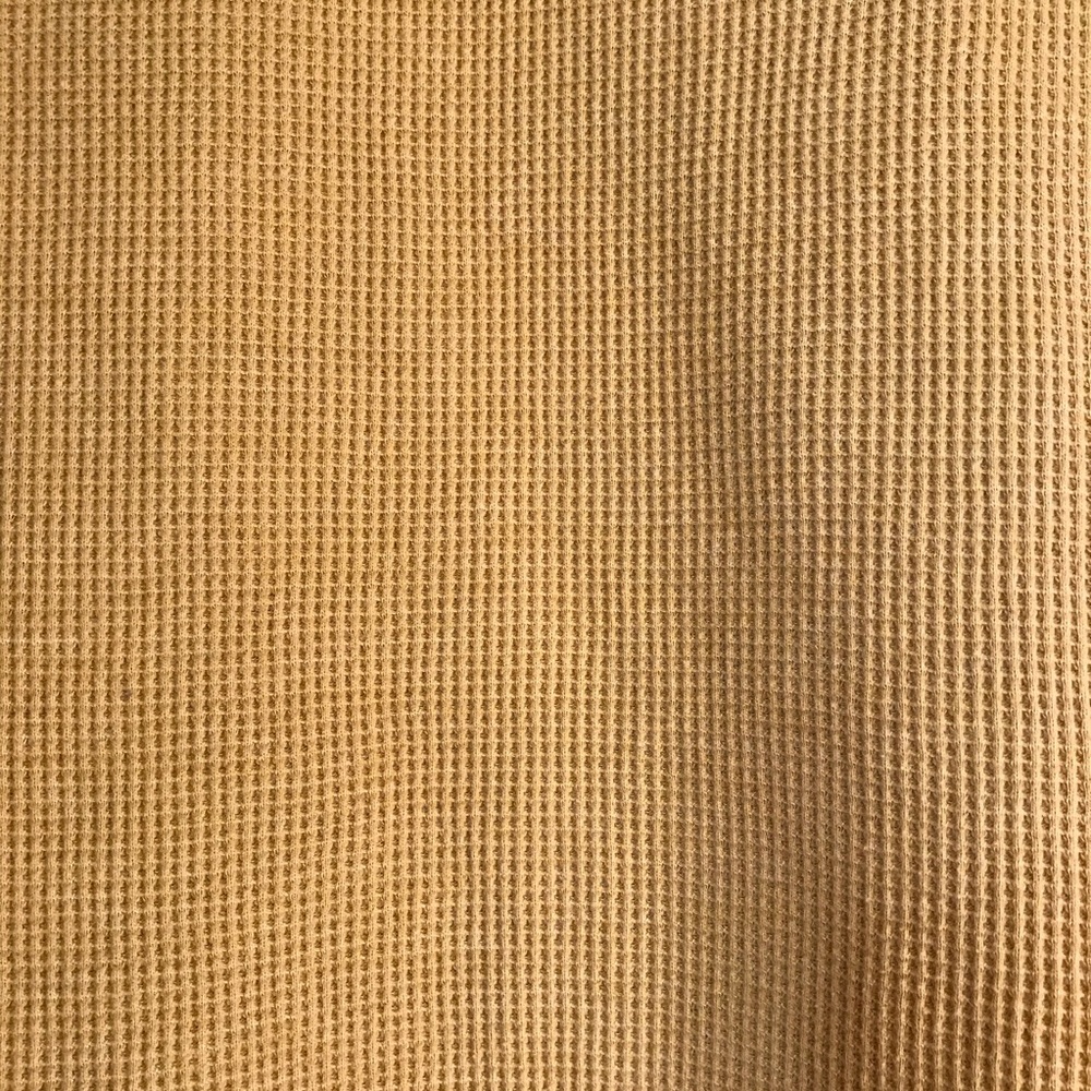 2 for $10 Mustard Waffle Thermal Long Sleeve - Picture 3 of 7